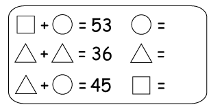 equations and math shapes