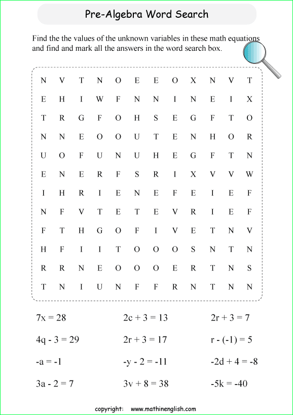 printable math number puzzle for kids