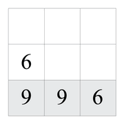 printable 10 by 3 Tenner grids math number and IQ puzzle for kids and math students