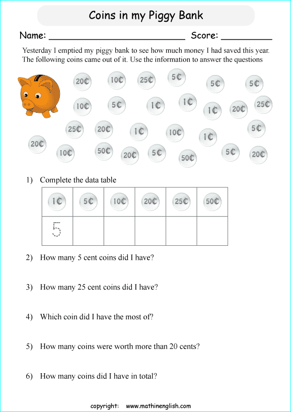 reading pictographs worksheets for primary math