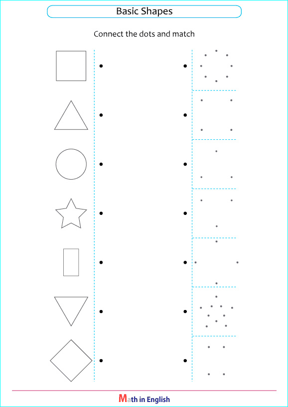 draw basic shapes math worksheet