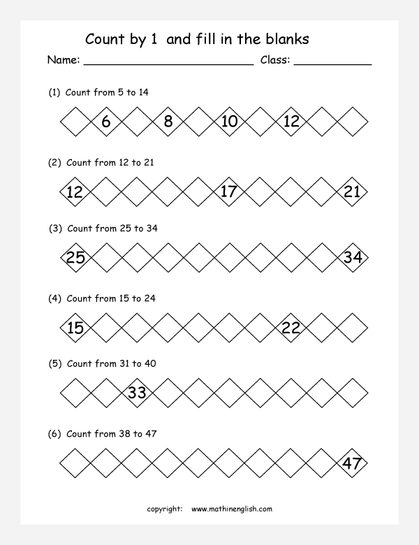 printable math worksheet