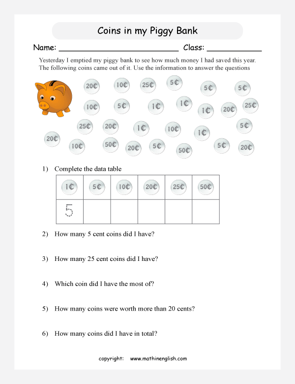 drawing pictographs worksheets for primary math  