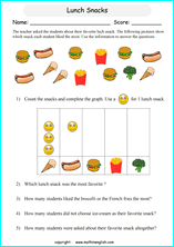 drawing pictographs worksheets for primary math