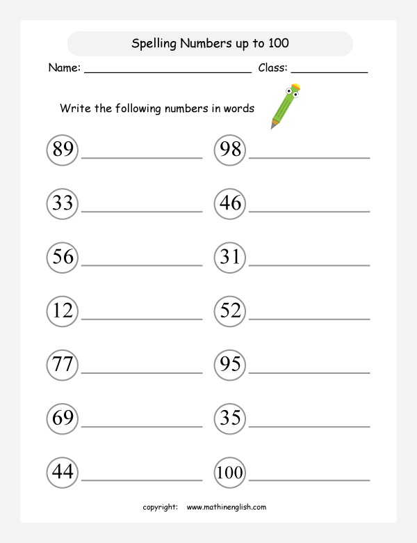 spell-and-write-number-words-of-numbers-up-to-100