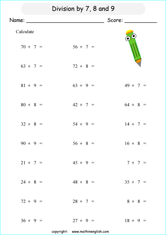 divide-the-numbers-by-7-8-and-9-grade-1-and-2-basic-division-facts-worksheets-for-math-school