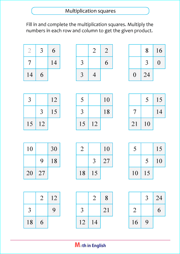 Multiply by 2 or 3 puzzle