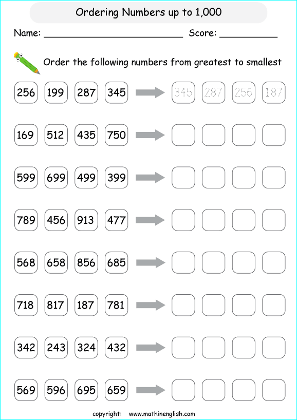 place-these-3-digit-numbers-in-order-from-greatest-to-smallest-grade-2