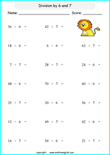 Divide by 6 and 7