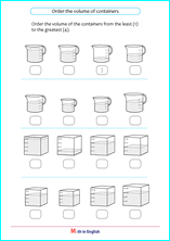 order capacity of containers