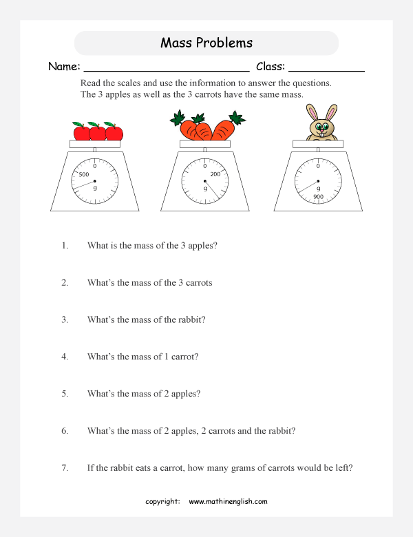 Weighing Scales Worksheets Year 3 - scales estimate a grade 3 weight