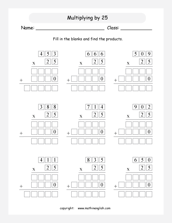 math-multiplication-skill-building-worksheet-multiply-3-digit-numbers-by-25-and-fill-in-the