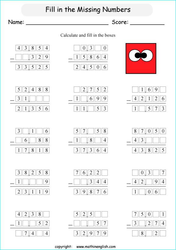 find-the-missing-digits-in-these-5-digit-subtraction-exercises-up-to-100-000-suited-for-math