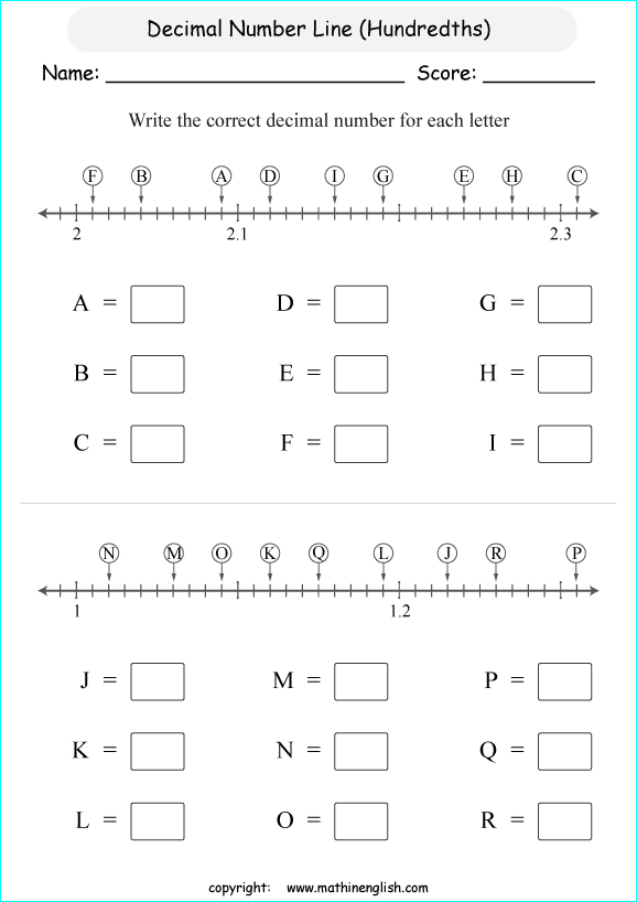 printable decimals with pictures  worksheets for kids in primary and elementary math class 