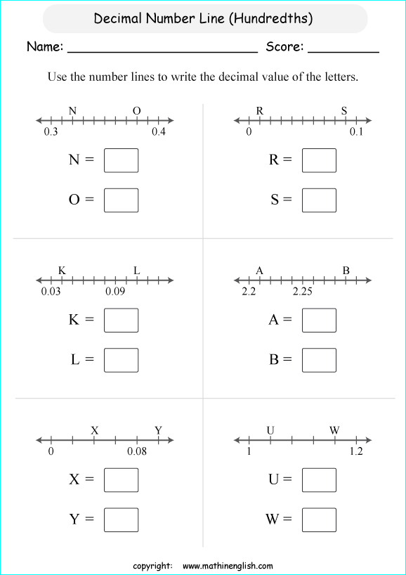 printable decimals with pictures  worksheets for kids in primary and elementary math class 