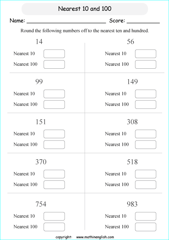 rounding-to-the-nearest-10-worksheets