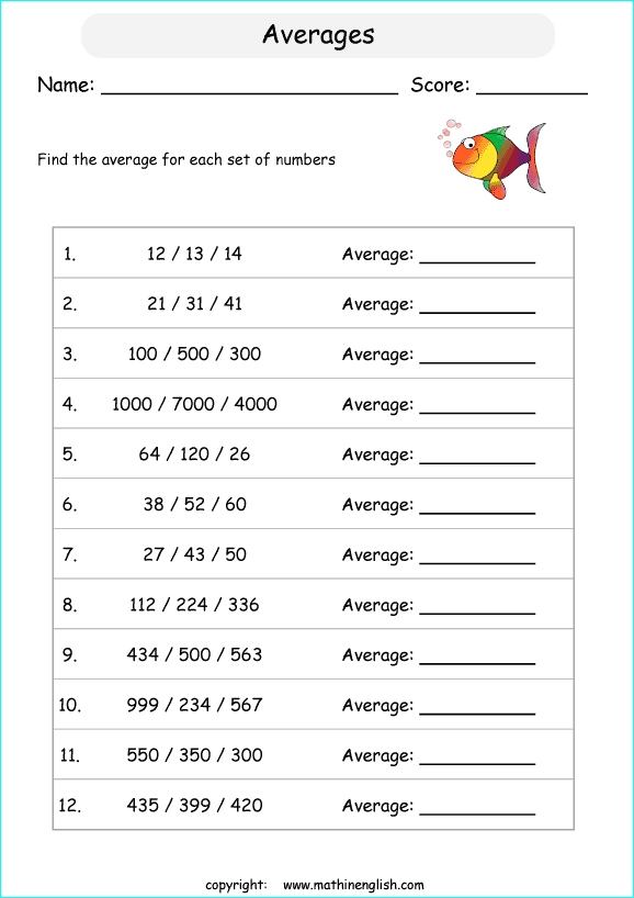 calculate-the-average-of-these-sets-of-3-numbers-grade-5-math-worksheet-for-math-tutoring-or