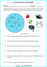 Pie Chart Worksheets For Grade 6 Pdf