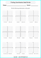 plotting points worksheets for primary math students