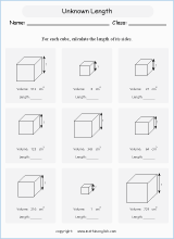 calculating volume and capacity worksheets for primary math  