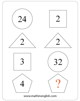 Shape and number logic puzzle