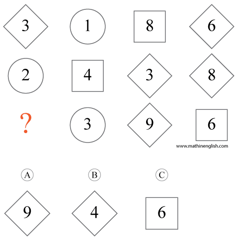IQ puzzle with shapes for elementary kids
