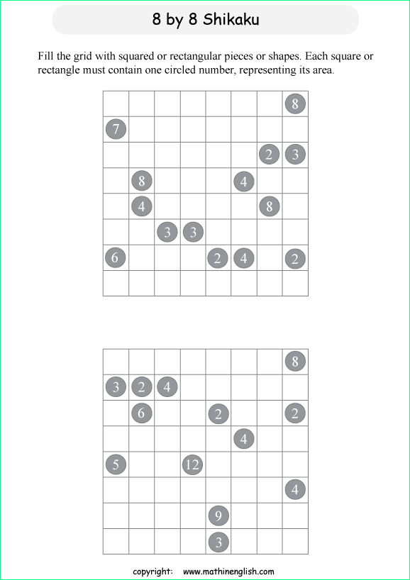 printable math logic and number puzzle for kids to boost math skills