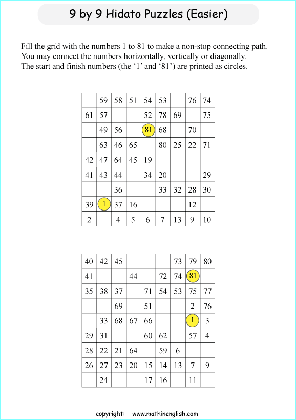 printable math logic and number puzzle for kids to boost math skills