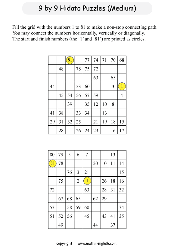 printable math logic and number puzzle for kids to boost math skills