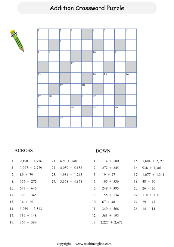 printable math logic and number puzzle for kids to boost