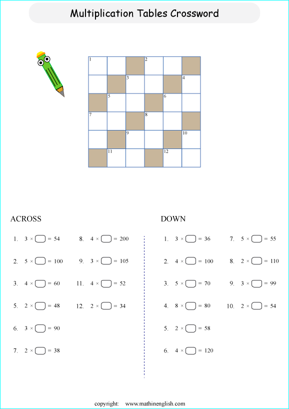 Printable math, logic and number puzzle for kids to boost math skills ...