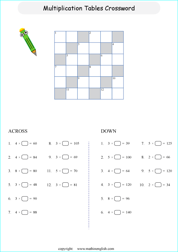 Printable math, logic and number puzzle for kids to boost math skills ...