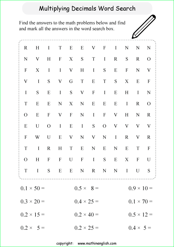 printable math number puzzle for kids