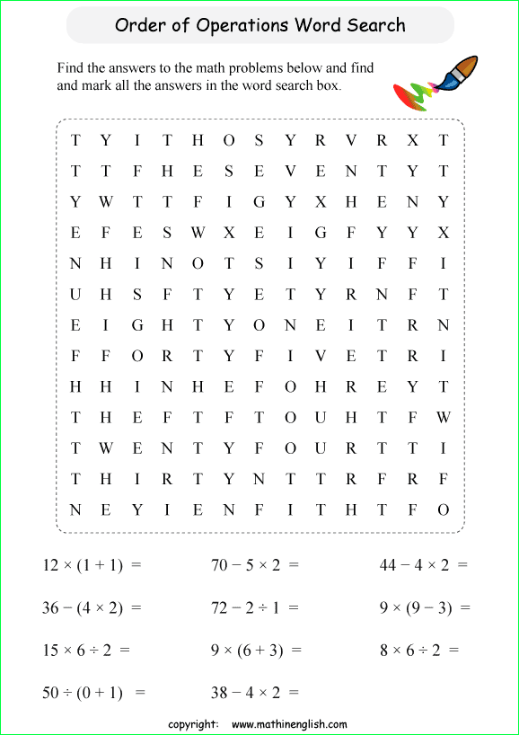 Printable math, logic and number puzzle for kids to boost math skills