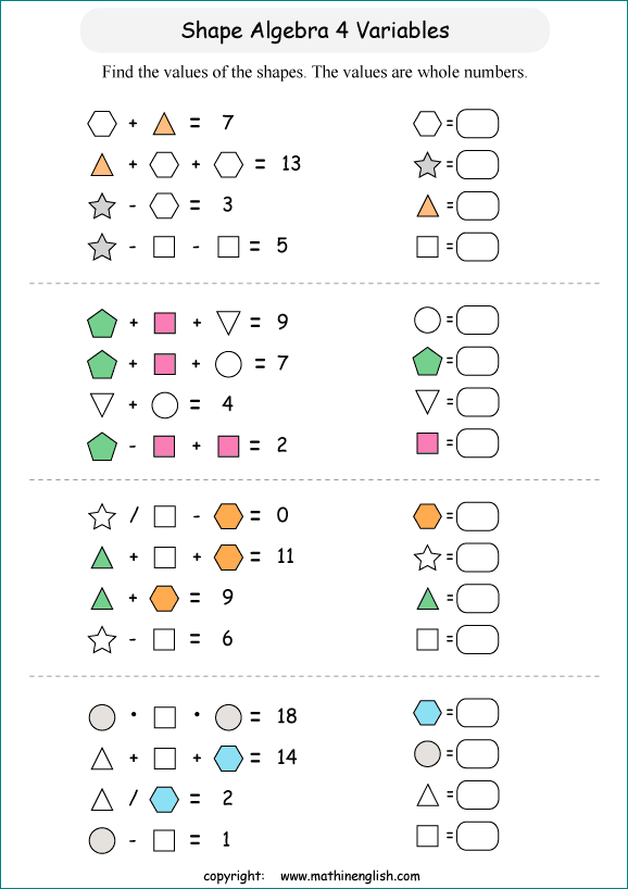 Printable math, logic and number puzzle for kids to boost math skills