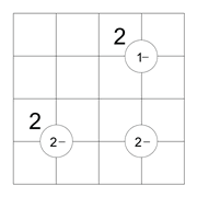 printable 4 by 4 Mathrix math calculation puzzle