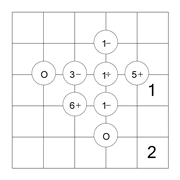 printable 5 by 5 Mathrix math calculation puzzle