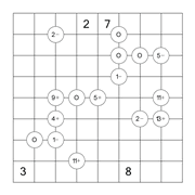 printable 8 by 8 Mathrix math calculation puzzle