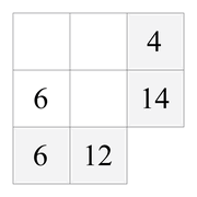 printable addition magic square puzzle for kids