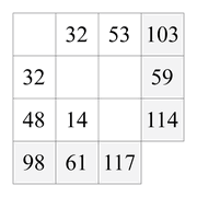 printable addition magic square puzzle for kids