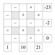 printable crossmath math number puzzle