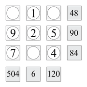 printable Fubuki multiplication skill puzzle for kids