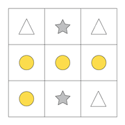 printable Shape Boxes Equation and Algebra IQ puzzle