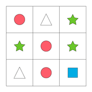 printable Shape Boxes Equation and Algebra IQ puzzle