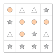 printable Shape Boxes Equation and Algebra IQ puzzle