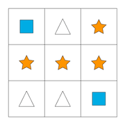 printable Shape Boxes Equation and Algebra IQ puzzle