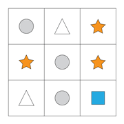 printable Shape Boxes Equation and Algebra IQ puzzle