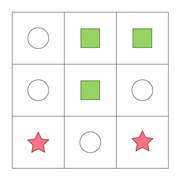 printable Shape Boxes Equation and Algebra IQ puzzle