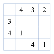 SUDOKU for Kids Ages 5-12 : Sudoku Puzzles for Childen 5 to 12- 4x4 Sudoku  for Kids - Easy Sudoku Puzzles For Kids - - 9x9 Sudoku for Kids - beginner