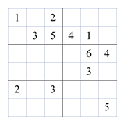 challenging 6 by 6 sudoky puzzle for kids